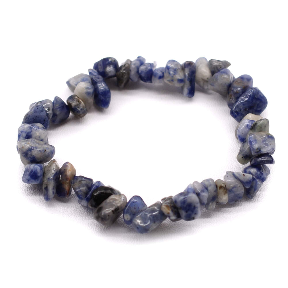 Pulseira de Sodalite Lascada - Verdade & Pensamento